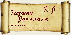 Kuzman Jarčević vizit kartica